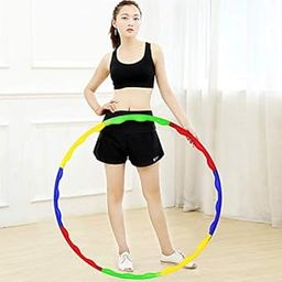 Hub Hula Hoop, Hoopa Hula, Exercise Ring for Fitness with for Boys,Girls, Kids and Adults (Multi Color) (24" Pack of 1)-image-39