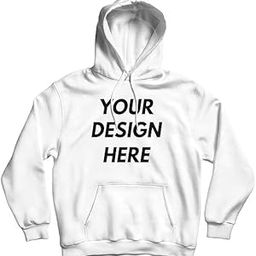 Unisex Customized White 100% Cotton Hoodie |Personalized Hoodie | Create Your own Text or Design Hoodie-image-14