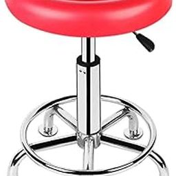 CSS ® Furniture Adjustable Height Stool (16-20 inches) – Multi-Purpose Red Metal Stool for Kitchen, Office, Doctor, Cafeteria, and Bar Use – Heavy Duty, Modern Design, 1 Pc-17