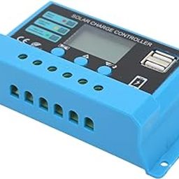 EXCLUZO Photovoltaic Charge Controller, High Efficiency 12V 24V 5V 3A USB Output Solar Panel Controller for Lithium Battery (30A)-image-52