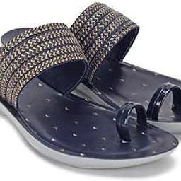 paragon PUK7014L Women's Sandals | Stylish Slip on Flats with Cushioned Soles | Trendy Lightweight Durable & Comfortable Fashion Slippers for Outdoor Use-picture-18