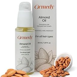 ORMEDY Almond Oil 100% Pure, Cold-Pressed for Skin & Hair Unrefined, Vitamin E Rich – Natural Moisturizer for Hair Growth and Glowing Skin & Face Natural Badam Oil - 30ml-image-57