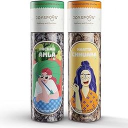 Joyspoon Pachak Amla & Khatta Chhuara Mukhwas | Supari-Free Mouth Freshener | No Artificial Colors or Preservatives | After-Meal Digestive Snack |100g Pack of 2-image-45