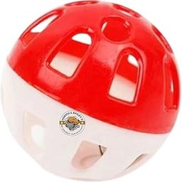 Hooch And Bailey's Cat Toy Colorful Ball With Small Bell - Interactive Rattler for Cats and Kittens (1 Pack) Random Color-image-12