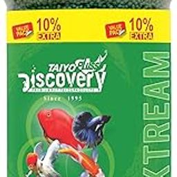 Taiyo Pluss Discovery Xtream Spirulina Fish Food - 363 g (330 g + Extra 10% Free) (Pack of 1) | Tropical Fish Feed Fish Meal & Shrimp Meal for Growth, Colour & Strength-14