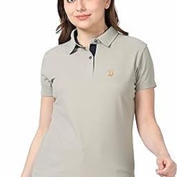 Women's Premium Polo T-Shirt, Regular Fit | Odour Resistant | Wrinkle Free | Quick Dry | Stretchable | Lightweight | Breathable | Sustainable | Anti-Static | Feather Touch Feel-image-97