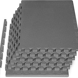 ProSource Extra Thick Puzzle Exercise Mat ¾, EVA Foam Interlocking Tiles for Protective, Cushioned Workout Flooring for Home and Gym Equipment-image-25