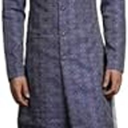 Mens Ethnic Wear Indo Western Set - Blue-image-39