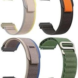 GADGETZILLA 22mm Nylon Alpine G-Hook & Trail Velcro Loop Watch Strap Compatible With ColorFit Caliber, Caliber 2, Caliber 3, Grand, Grande, Ultra Buzz, Adjustable Band-image-90