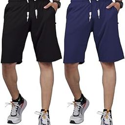 Septem Men's Lycra Blend Shorts with Stylish Design Comfortable & Versatile Active Sports Wear Combo Pack-image-17