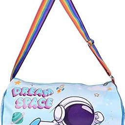 Kids Space Duffle Bags for Travel Swimming Sports Dance Gymnastics Sports Gym Bag Kids Stylish Travel Bag for Boys and Girl's-11