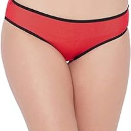 Women's Lace Low Waist Bikini Panty in Red-image-21