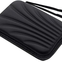 Stealodeal EVA 2.5 inch External Hard Drive Case Shockproof Portable Travel Pouch Bag (Black Zigzag Design)-32