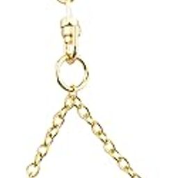 Golden Designer Handbag With Red Stone Detailing Charm Key Chain/Purse Charm (Alloy)-30