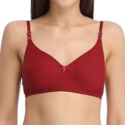 clovia Women's Cotton Non-Padded Wire Free T-Shirt Full-Coverage Bra-picture-3