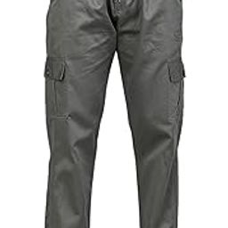 Men's Polycotton Solid 6 Pocket Cargo Pant-picture-22