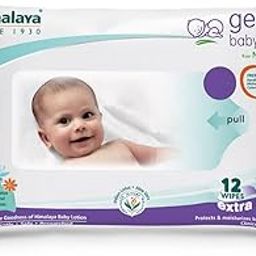 Himalaya Gentle Baby Wipes (12 Sheets, White)-picture-36