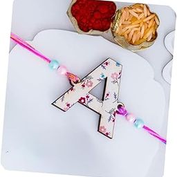 Customized Rakhi for Brother and Bhabhi | Raksha Bandhan Greeting Card | Roli Chawal Pack-image-64