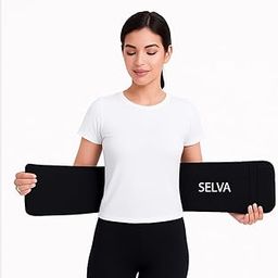SELVA 9 Inches Abdominal Belt for Men & Women Pack of 1 (Black,Universal)-image-54
