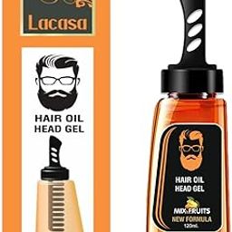 Men Hair Styling Gel with Comb,2-in-1 Men Hair Styling Gel with Comb, Long Lasting Fluffy Men Fast Build Hair Salon Styling Gel, Hair Wax Gel Styling Moisturizing Long-lasting-image-79