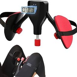 Thigh Master Hip Trainer Kegel Exerciser 77 LB, Leg and Inner Thigh Strength Exercise Equipment,Hip Shaper Trainer Machine,Pelvic Floor Strengthening Device,Legs Workout Equipment (Black)-11