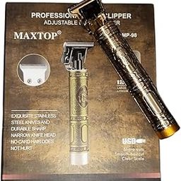 Men Maxtope Professional Hair Clipper Adjustable Blade Clipper, 1200Ma Large Capcity Lithium Ion Battery, Usb Charging. [C109]-55