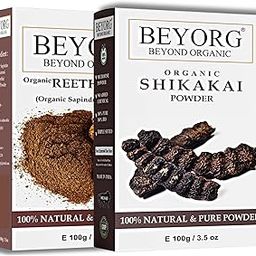 Reetha Powder & Shikakai Powder, Organic & Natural With Natural Hair Cleanser For Deep Cleansing and soft hairs 200Gram-picture-56