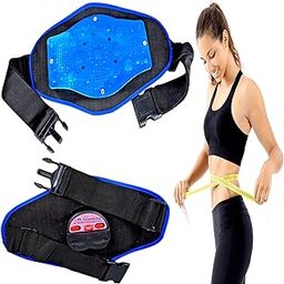 Slim Belt Lower Back Waist Support Vibration 3 in 1 Magnetic Slimming Abs Exercise Massager Vibrating Waist Tummy Trimmer Belt Size-Free-image-90