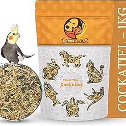 Foodie Puppies Bird Food for Cockatiels - (1kg, Pouch) | Natural and Healthy Premium Mix Seeds, Kangni, Yellow Proso, Browntop, Sunflower, Oats, Pearls | Daily Birds Food Seeds for All Life Stages-32