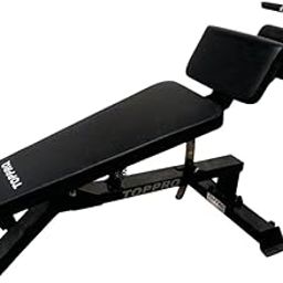 TOPPRO FITNESS ADJUSTABLE DECLINE BENCH TP-5037|MULTI PURPOSE EXERCISE|BENCH|DECLINE HOME GYM WORKOUT BENCH|WEIGHT STRENGTH TRAINING |USER CAPACITY 300KG|TAIWAN CERTIFIED | IMPORTED-24