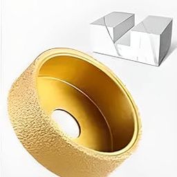 AK DIAMOND Brazed Grinding Wheel Square Shape Groove 5mm, 10mm, 15mm, and 20mm Abrasive France Efficiency Wet Grinding Tool for Ceramic, Stone, Granite, Marble (Pack of 4)-6