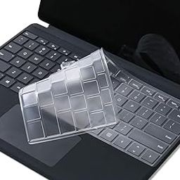 OJOS Keyboard Cover Compatible with Microsoft 2024 Surface Pro (11th Edition Copilot+ PC) & Surface Pro 10 13", 2022 2021 Surface Pro 9 8 13" i5 i7 & Surface Pro X 13" 2020 2019 Ultra Thin, Clear-18