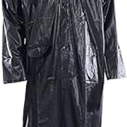 Women's Plain / Solid rain Coat (Black , Free Size )-13