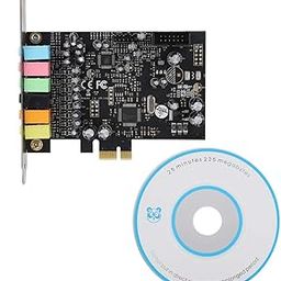 ASHATA Internal Sound Card, 1 pcs PCI-E 7.1 HiFi High Fidelity 8 Track Internal Surround PCI Sound Card Compatible with 2.1/5.1 Stereo Surround Sound System Equipment,Black-image-53