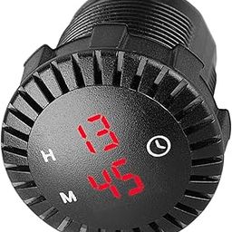 The Style Sutra 12V/24V Touch Digital Clock 24 Hours Premium Replaces for Truck Car|Other Auto Tools & Supplies|1 Piece Car Digital Clock-11