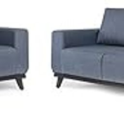 Wakefit Sofa Set | 3 Year Warranty | Sofa 5 Seater, 5 Seater Sofa for Living Room, Wooden Sofa Set, Sofa Set 3+2 Seater - Barcelona(Omega : Blue)-image-24