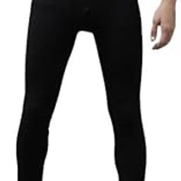 Men's Slim Fit Thermal Bottom Winter Lower/Legging Body Warmer (FCLB01_Black_L)-image-9