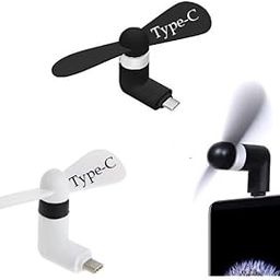 HOBITEQ® Mini Type-C Fan Combo Pack of 2 Pcs. High Speed Type C Fan for All Type C Android Mobiles Smartphones & Type c Devices, Multi-colour (Pack of 2)-image-19
