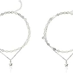 925 Silver Star Layered Anklet for Women | Gift for Every Occassion | With Certificate of Authenticity and 925 Stamp | 6 Month Warranty-image-33
