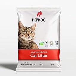 Hipkoo Exclusive Cat Litter 5Kg 100% Natural Lavender Scented Clumping Bentonite Clay Dust Free Trial or Travel or Single Pack Premium Absorbent Eco-Friendly Sand for All Breeds of Cats-image-42