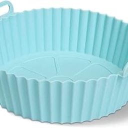 kunya® Air Fryer Liner Silicone Baking Tray Easy to Clean, Bottom, Air Fryer Liner Silicone Baking Tray, Nonstick Reusable Air Fryer Basket, Heat Resistance Pack of 1 Multi-Color (Big)-picture-32
