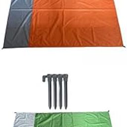 ATORSE 2Pcs Folding Camping Mat Mattress for Camping Hiking Orange Green-image-14
