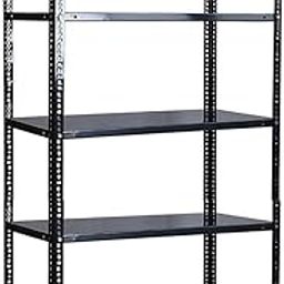 PERFECT STEEL TRADERS Steel Store Rack, Adjustable Kitchen, Shoe, Books, Storage Racks Shelves Multipurpose Racks (5 Tier, Black) (36 inch, 12 inch, 60 inch)-3