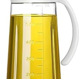 Glass Oil and Vinegar Dispenser Bottle with Automatic Opening and Closing |Free Spot Measuring Oil Dispenser Bottle for Pouring Olive Oil, Vinegar, Soya Sauce, etc. (650 ml, Multicolor)-image-63