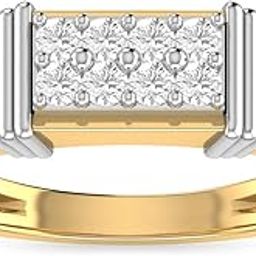 pc jeweller The Hardtman 18KT Yellow Gold and Diamond Ring for Men-picture-27