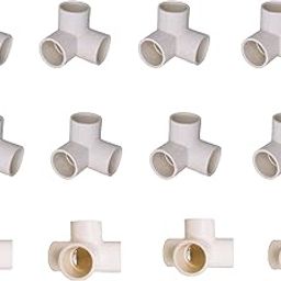 3-way Elbow 4-way Elbow Combo CPVC 3/4TH INCH size (8x 3-way + 4x4-way elbow) forGreen house|Terrace gardening| Chicken coop-4