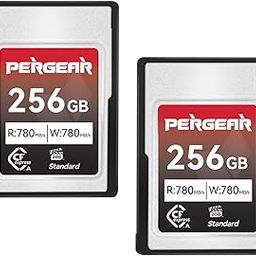 Pergear 256GB CFexpress Type A Memory Card, （2-Pack）, Version 2, Up to 780MB/s Read Speed & 780MB/s Write Speed for 4K 120P,8K 30P Recording Video/Photo, Compatible for Sony Alpha & FX Cameras-image-69