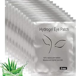 Gleevia 50 Pairs Under Eye Pads, Eyelash Extension Gel Patches, Lint Free DIY False Lash Extension Beauty Makeup Hydrogel Gel Eye Patches New Packaging-image-4