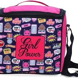 ShopNGift Multicolour Unicorn Insulate Lunch Tiffin Bag for Kids Dream (Girl Power)-image-31