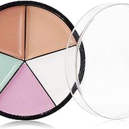 MAKE UP FOR LIFE Professional 5 Color Natural Pressed Buildable Coverage Concealer Corrector for Acne Prone Skin, 01 Multi, 11.8g-8